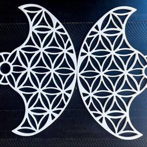 Flower of Life Practice Fans